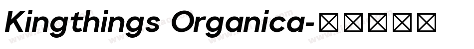 Kingthings Organica字体转换